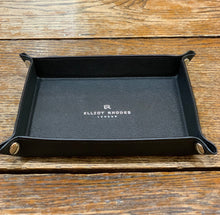 Load image into Gallery viewer, DAUPHIN LEATHER TRAY BLACK
